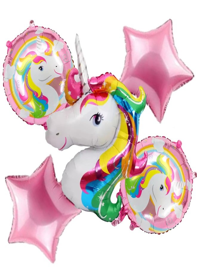 Party Central Unicorn Birthday Decoration Kit for Girls - 68 pcs, Pastel Balloon Arch with Foil Balloons & Happy Birthday Banner - Party Supplies for Baby Girl Celebrations - Image 4